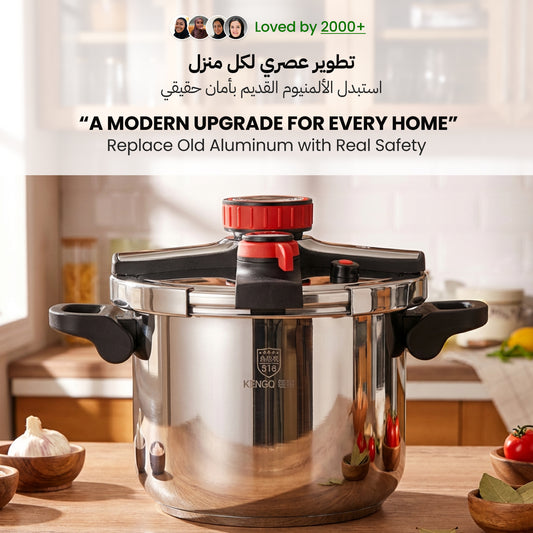 KENGQSTEEL® Pressure Pro – Cook Faster. Safer. With Total Peace of Mind.